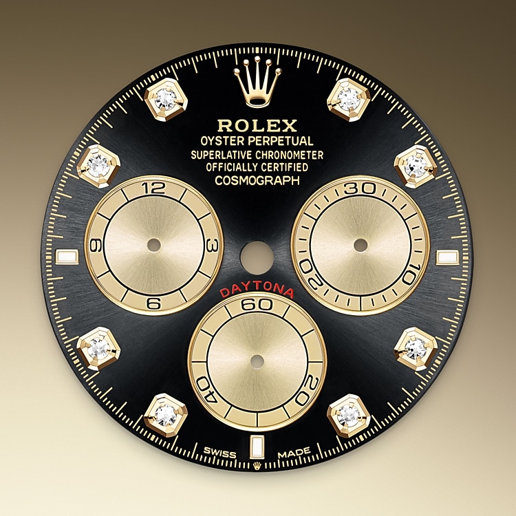 Rolex Bright black and golden dial