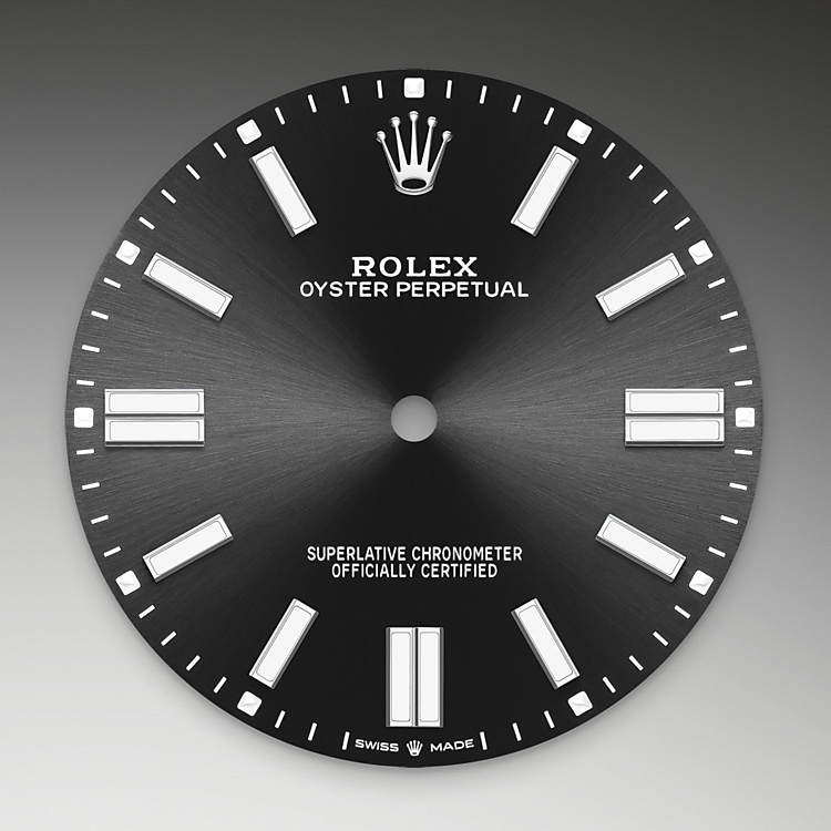 Rolex Bright black dial