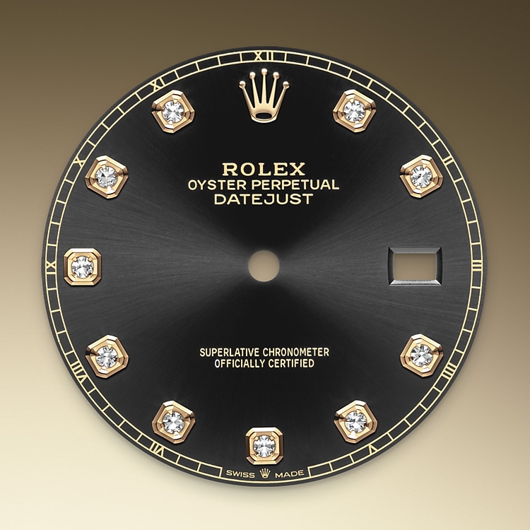 Rolex Bright black dial