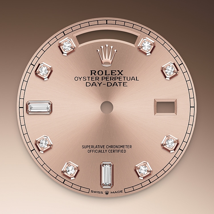 Rolex Rosé-colour dial