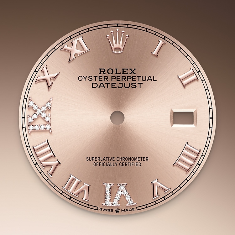 Rolex Rosé-colour dial