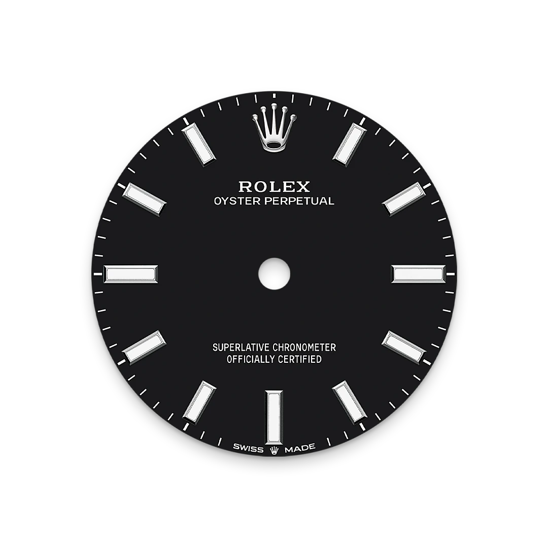 Black dial