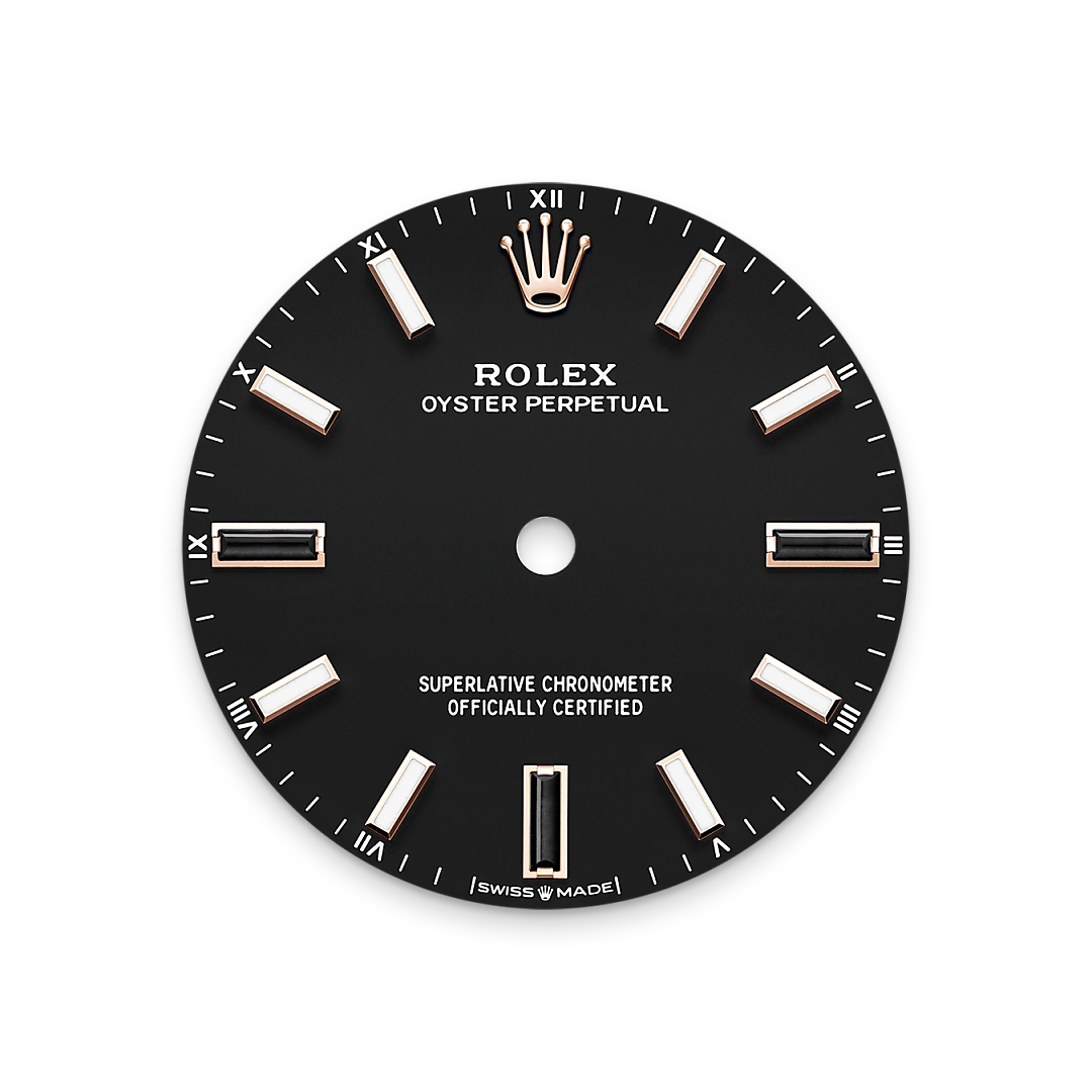 Black dial