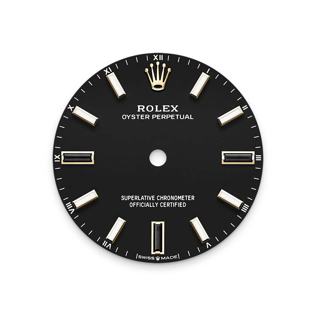 Black dial