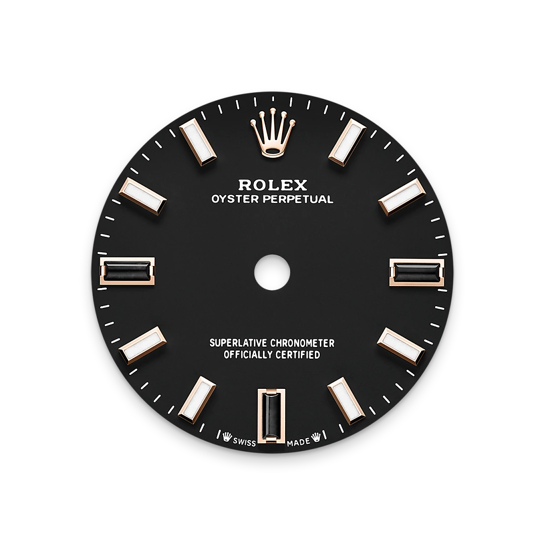 Black dial