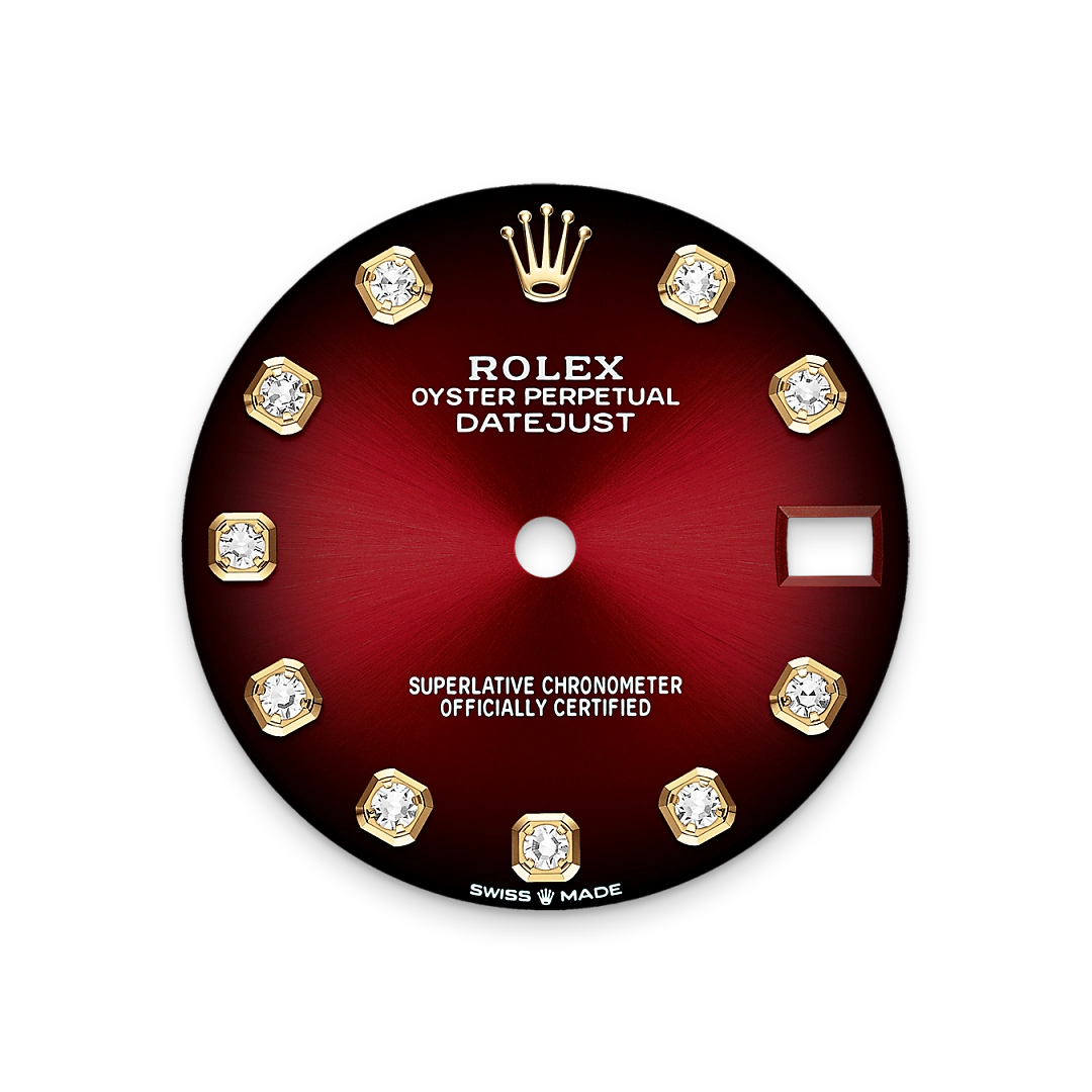Red ombré dial