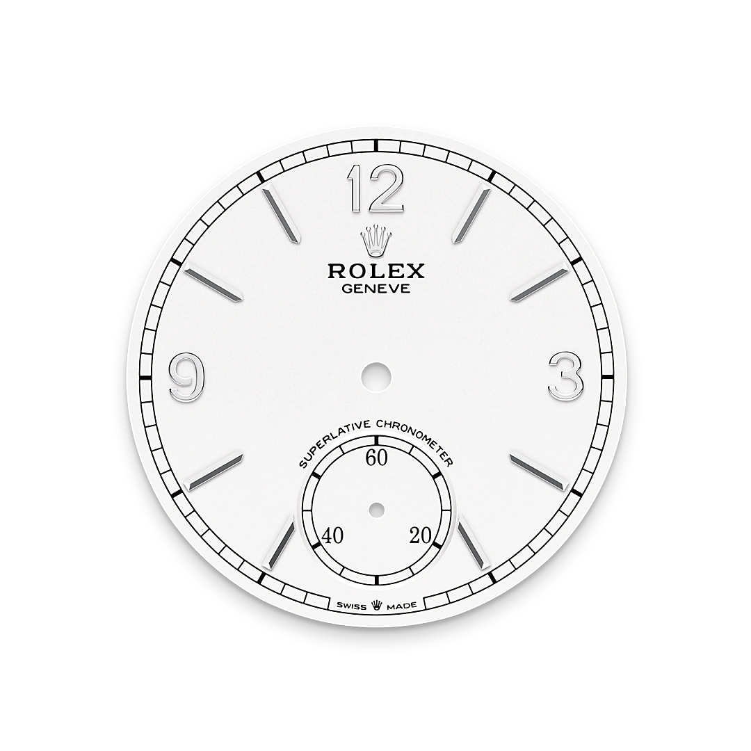 Intense white dial